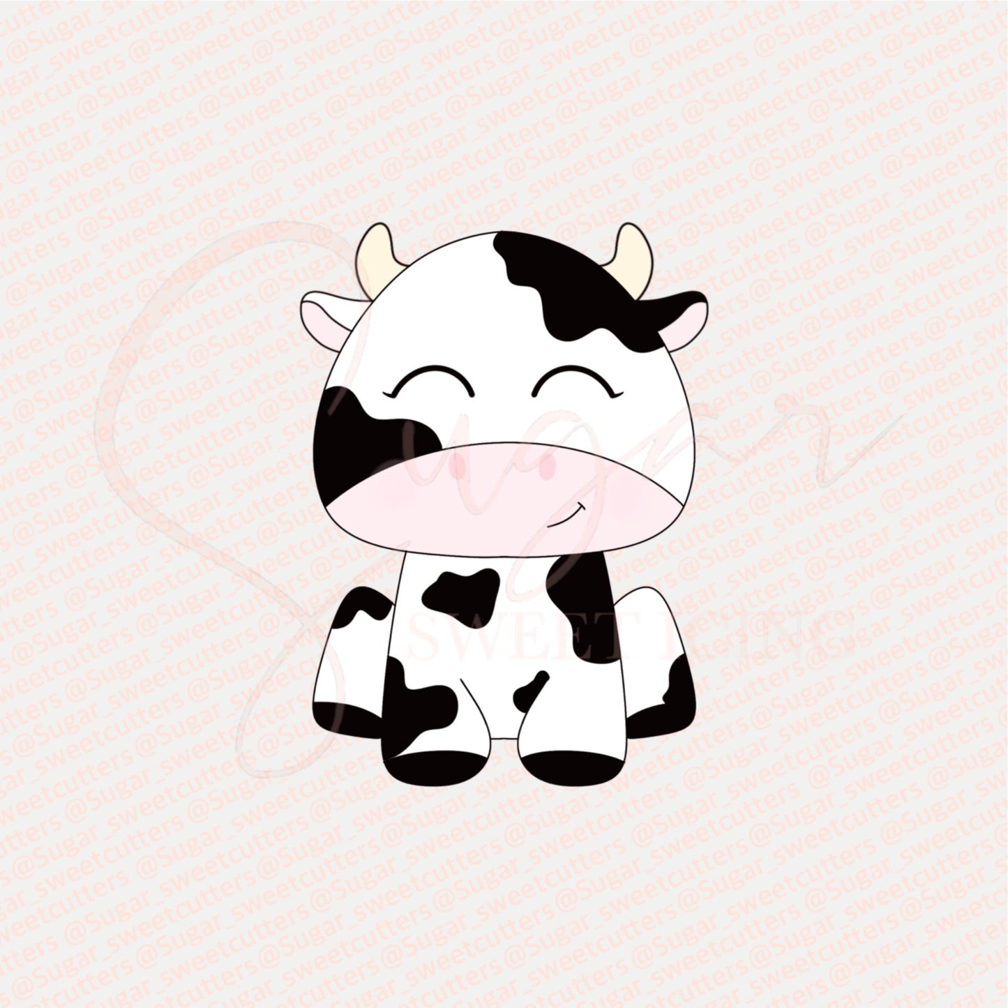 Sitting cow