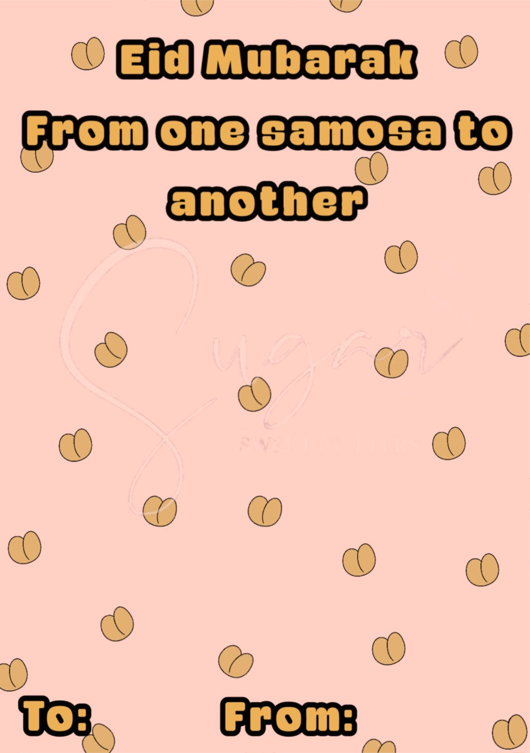 One Samosa To Another (Digital Cookie Card)