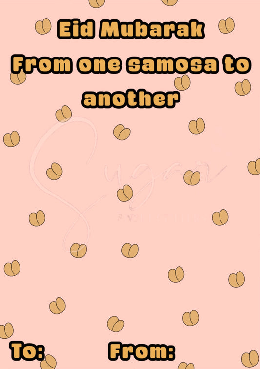 One Samosa To Another (Cookie Card)