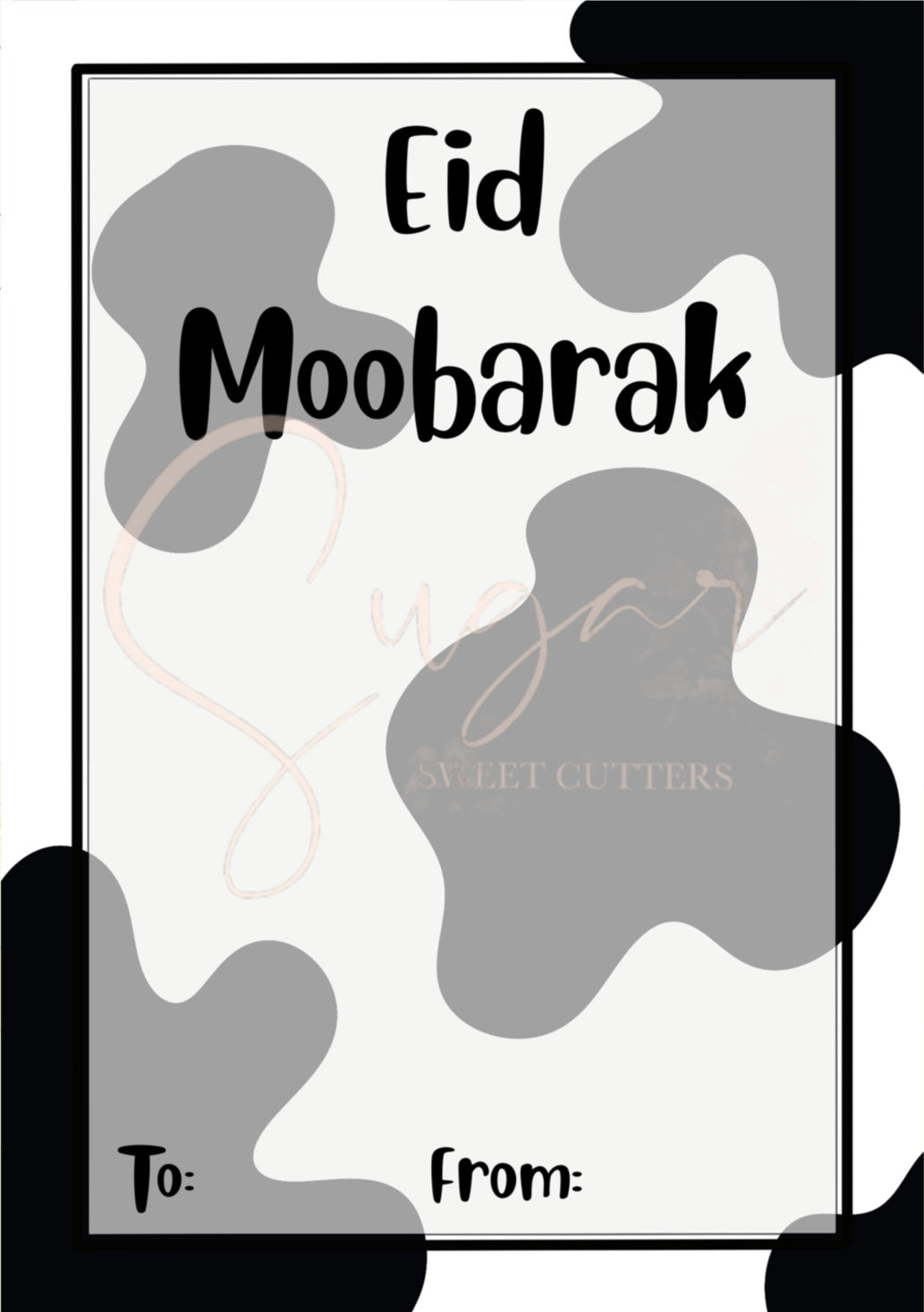 Eid Moobarak (Cookie Card)