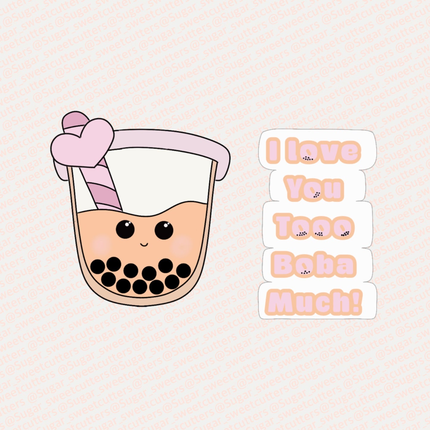 Boba Tea Set Of 2