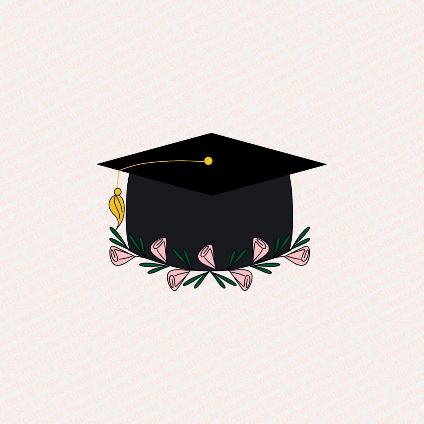 Floral Graduation Cap