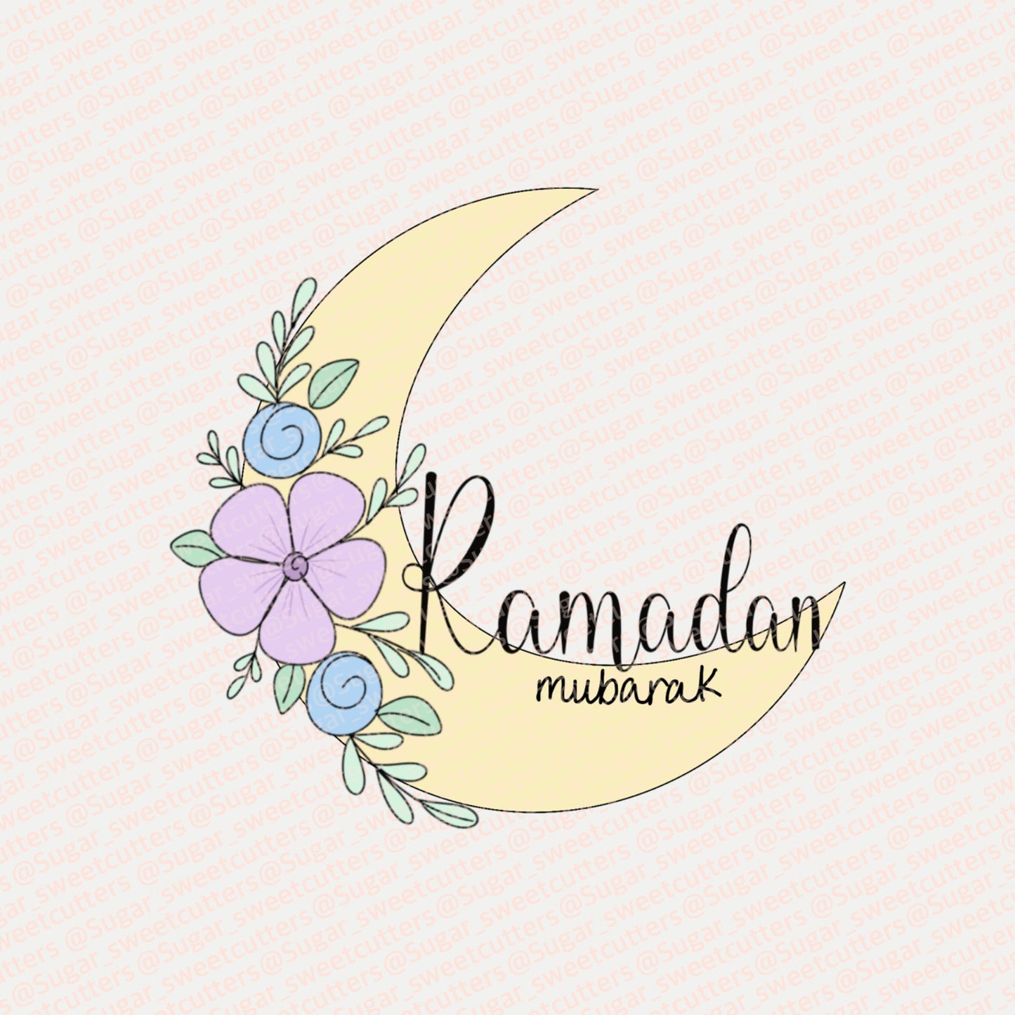 Floral Ramadan Moon