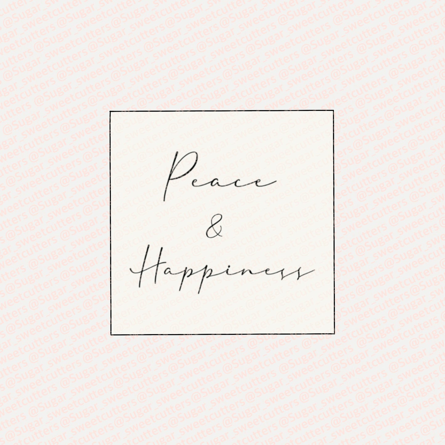 Peace & Happiness Stamp