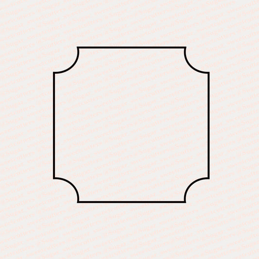 Inverted corner square