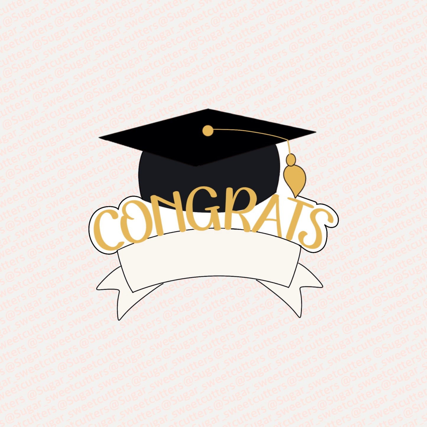 Graduation Hat Banner