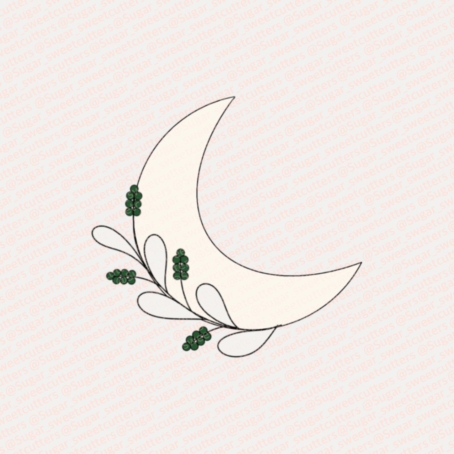 Floral moon