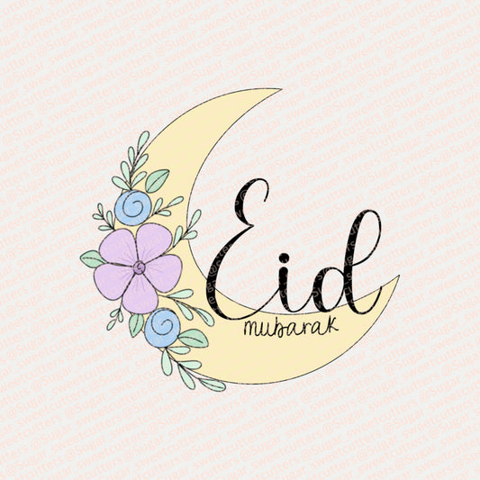 Floral Eid Moon