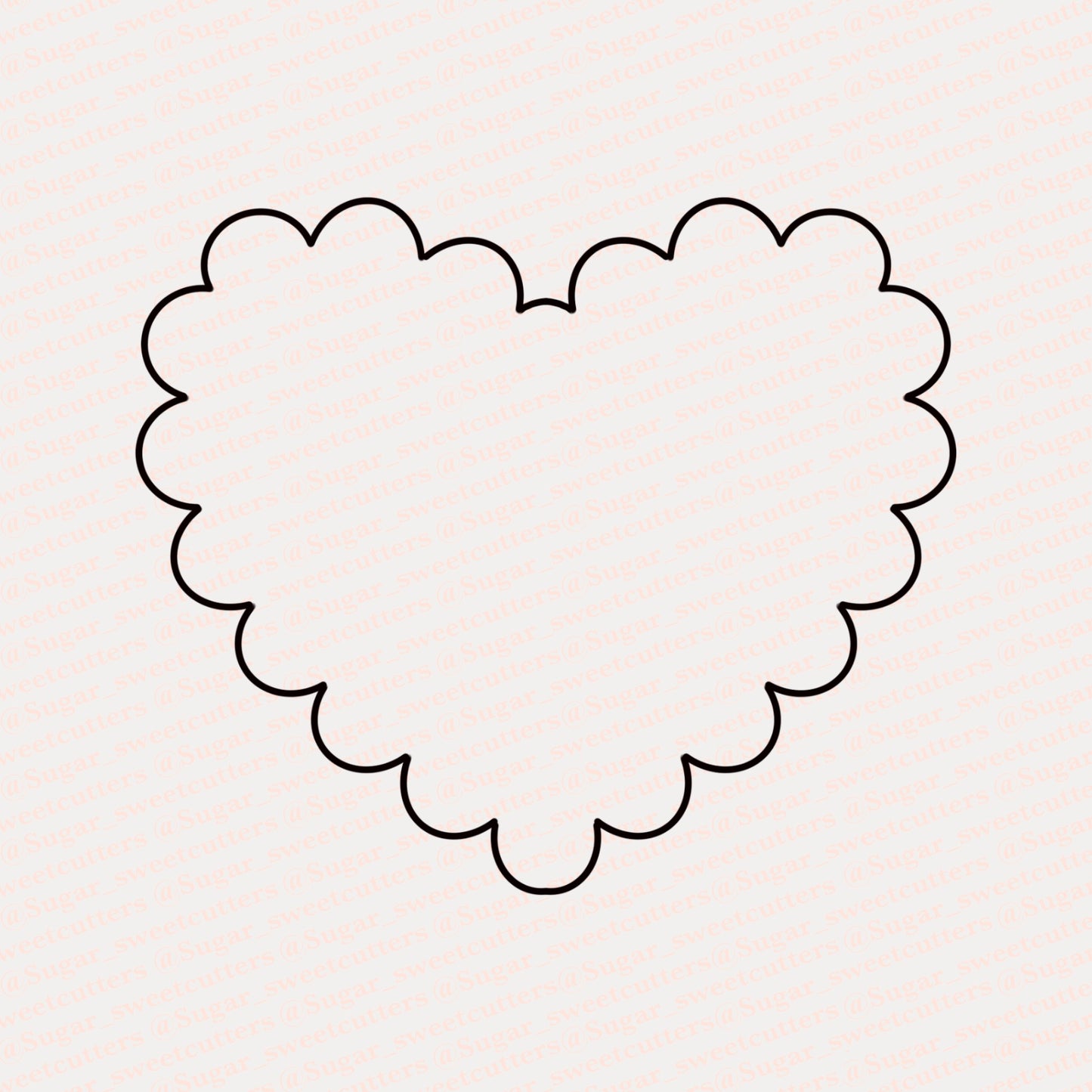 Scallop love heart