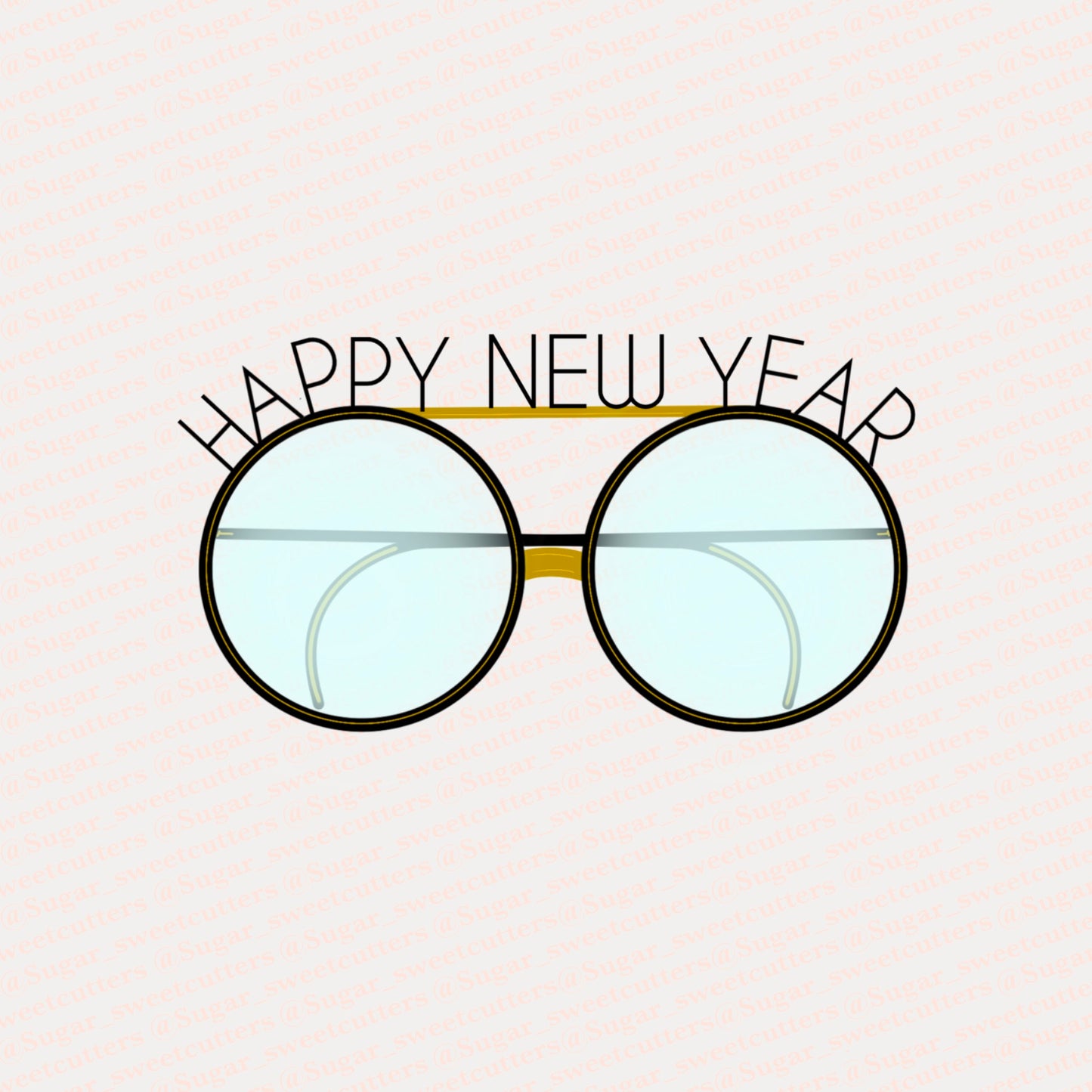 Happy New Year Glasses