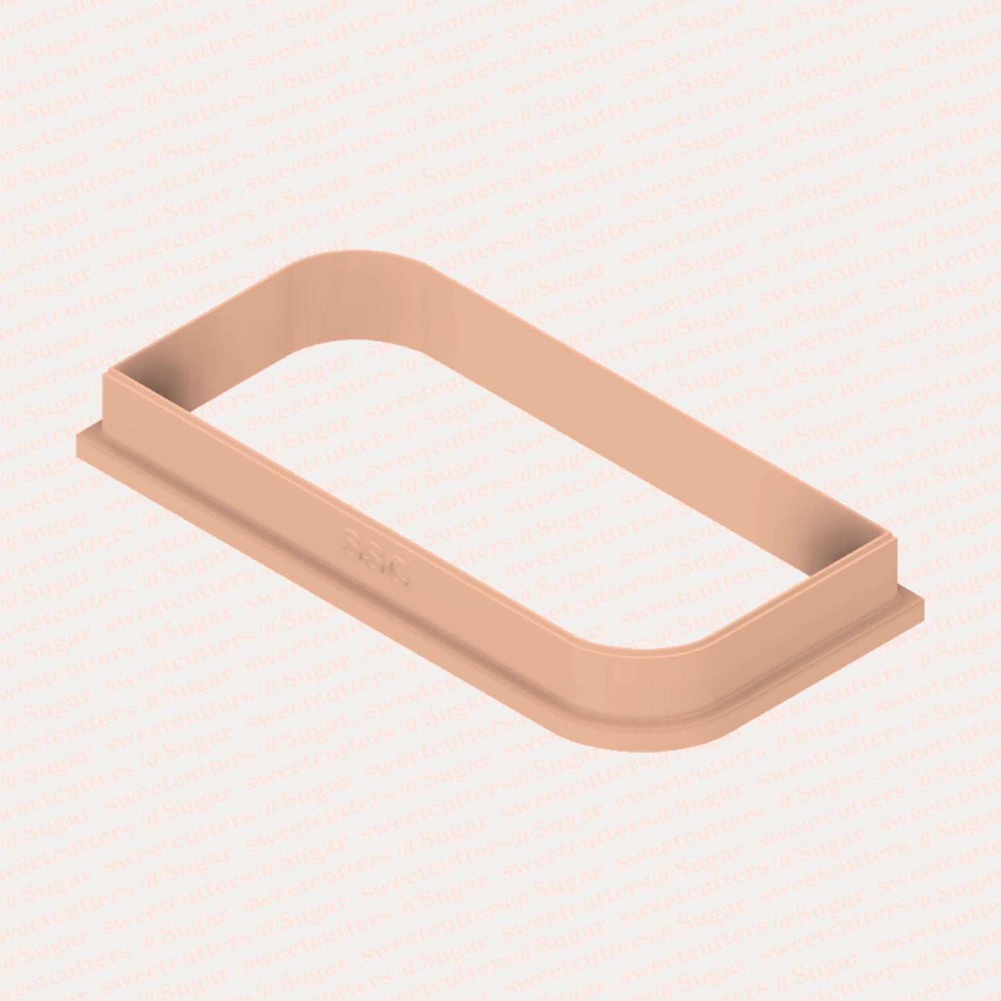 2 rounded edge rectangle